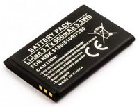 CoreParts Battery for Mobile 3.3Wh Li-ion 3.7V 900mAh Nokia 2650/5100/6100/6260 etc BL-4C - W124362776