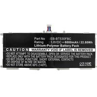 CoreParts Battery for Samsung Gal Tab4 26Wh Li-ion 3.8V 6800mAh for Samsung Galaxy Tab 4 10.1 SM-T530, Galaxy Tab 4 Education, Galaxy Tab4 10.1, - W124462998