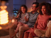 Philips by Signify Hue White Filament 1-pack A60 E27 Filament Standard Soft white light vintage bulb Instant control via Bluetooth Control with app or voice* Add Hue Bridge to unlock more - W125138934