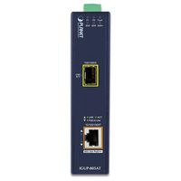 Planet Industrial 1-Port 100/1000X SFP to 1-Port 10/100/1000T 802.3bt PoE++ Media Converter - W125256007