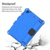 eSTUFF HONEYCOMB Protection Case for Apple iPad 9.7 All Models -Blue - W125868224
