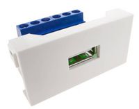MicroConnect Placa multimedia 45x22,5 USB-A Blanco - W125426438