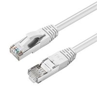 MicroConnect CAT6A S/FTP Network Cable 10m, White - W125878144