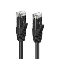 MicroConnect CAT6A UTP Network Cable 1m, Black - W125878685