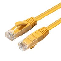 MicroConnect CAT6 U/UTP Network Cable 0.2m, Yellow - W125076975