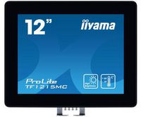iiyama 12.1" IPS, Open Frame, 1024 x 768, 4:3, 540 cd/m², 1000:1, 25ms, anti-fingerprint coating, touch through-glass, IP65 - W125988745