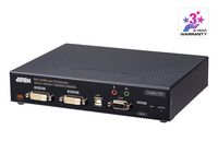 Aten Émetteur KVM double affichage DVI-I sur IP avec accès à Internet - W125871625