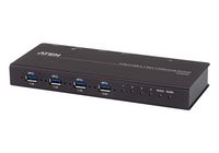 Aten 4-Port USB 3.1 Gen1 Industrial Switch, PWR adapter not included - W124777074