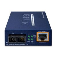 Planet 100Base-FX to 10/100Base-TX PoE Media Converter (SC,MM)-2km - W125153918