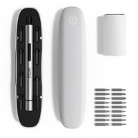 CoreParts Electric Screwdriver for Mobile, Tablets, Laptops Silver color, 0.2Nm, with flashlight, Rechargeable screw driver with 56bits - W126053111