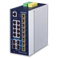 Planet Industrial L3 8-Port 10/100/1000T + 8-Port 1G/2.5G SFP + 4-Port 10G SFP+ Managed Ethernet Switch - W125510663