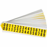 Brady 3420 Series Repositionable Number and Letter Labels - W126058702