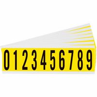 Brady 3440 Series Repositionable Number and Letter Labels - W126059875