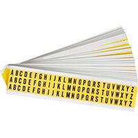 Brady 3410 Series Repositionable Number and Letter Labels - W126065914
