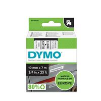 DYMO D1 - Standard Labels - Black on White  - 19mm x 7m - W124374142