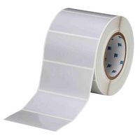 Brady 76 mm Core Matt Silver Polyester with Rubber Adhesive Labels - W126064900