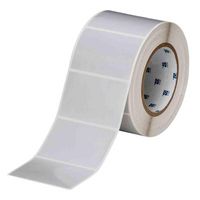Brady 76 mm Core Matt Silver Polyester with Rubber Adhesive Labels - W126064377