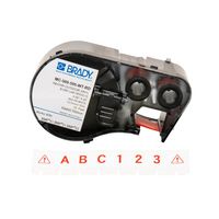 Brady Red on White BMP41/BMP51/BMP53 Labelmaker Tape 12.70 mm X 7.62 m - W126059515