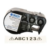 Brady Black on Transparent BMP41/BMP51/BMP53 Labelmaker Tape 19.05 mm X 6.10 m - W126059523