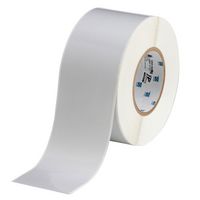 Brady 76 mm Core Continuous Matt Silver Polyester with Rubber Adhesive Labels - W126065526