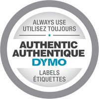 DYMO D1 - Standard Labels - Black on Transparent  - 12mm x 7m - W125332007