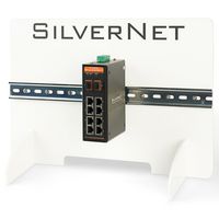 Silvernet SIL 73208MP Industrial Gigabit PoE+ Managed Switch. 8 x Gigabit Ethernet, 30w POE ports, 2 x Gigabit SFP slots, Excludes Power supply - W126091860