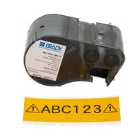 Brady Black on Yellow BMP51 Label Printer Labels 38.10 mm X 6.10 m - W126061378