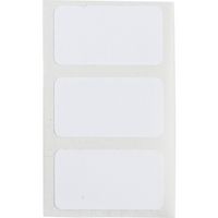 Brady B33 Series Flexible White Polyester with Permanent Rubber-based Adhesive Labels, 1500 Labels, Gloss, White - W126061532