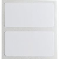 Brady B33 Series White Polyester with Permanent Acrylic Adhesive Labels, 1500 Labels, Gloss, White - W126062905