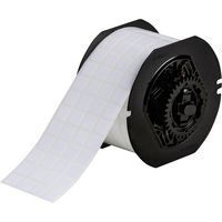 Brady B33 Series White Polyester with Permanent Rubber-based Adhesive Labels, 5000 Labels, Gloss, White - W126062903
