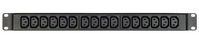 Vertiv rPDU, Basic Standard, 13A, 230V, 2.9kW, Horizontal, (16) IEC C13, 3m power cord with BS1363, Black - W126103535