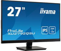 iiyama 27’’ IPS panel Technology, edge-to-edge monitor featuring WQHD resolution, 16:9, 350 cd/m², 5ms, 70 Hz, 178°/178°, USB, DVI, HDMI, DisplayPort - W126103725
