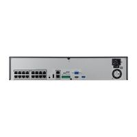 Hanwha Gravador de rede NVR 16 canais PoE software Wisenet WAVE pre instalado, 16 licenças PRO. Disco 8TB incl. - W126108797