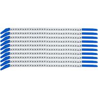 Brady Clip Sleeve Wire Markers Size 13, Nylon, 3.4 - 3.8 mm Diameter Range - W126057154