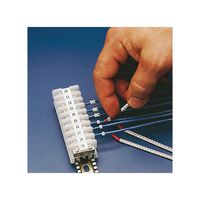 Brady Clip Sleeve Wire Markers Size 13, Nylon, 3.8 - 4.6 mm Diameter Range, Wire Gauge 14 - 12 - W126057698