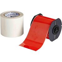 Brady Red Toughstripe floor tape for BBP35/BBP37/S3xxx/i3300 printers 101 mm X 30.40 m - W126065561