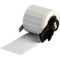 Brady Repositionable Vinyl Cloth Wire and Cable Labels, 750 Labels, Semi-gloss, White - W126058831