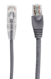 Black Box Cordon de brassage Ethernet CAT6A 500 MHz Slim-Net, anti-accrochage, non blindé (UTP) - W126114195