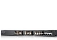Dell PowerConnect 6224F - 24 Port, 136 Gb/s, Gigabit Ethernet, 16000 MAC, 5540g, Black - W126135881