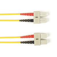Black Box 25-m, SC-SC, Single-Mode, PVC, Yellow Fiber Optic Cable - W126127296