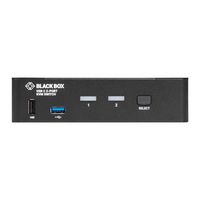 Black Box 4K60, USB-C, 2-PORT DISPLAYPORT USB AUDIO KVM SWITCH - W126133071