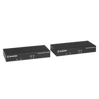 Black Box KVX Series KVM Extender over Fiber - 4K, Single-Head, HDMI, USB 2.0, Serial, SFP, Audio, Local Video - W126133259