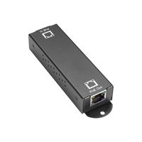 Black Box 10/100/1000BASE-T PoE+ Ethernet Repeater - 802.3at, 1-Port - W126134415