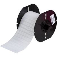 Brady Polyester Labels for BBP33/i3300 Printers, 12.7 x 11.1 mm, 2500 Labels, Satin, White - W126062401