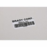 Brady Light Grey Metallized Polyester Labels for BBP33/i3300 Printers 76.20 mm X 25.91 m - W126063001