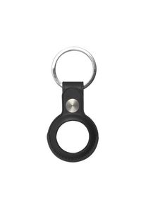 eSTUFF Key Ring for AirTag - Black PU - W126159826