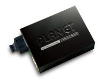 Planet 10/100BASE-TX to 100BASE-FX (SC, SM) Bridge Media Converter, 50km - W124554276