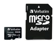Verbatim 256GB microSDHC/SDXC, black, class 10 - W125743309