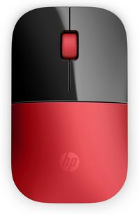 HP Z3700 Red Wireless Mouse - W125334343