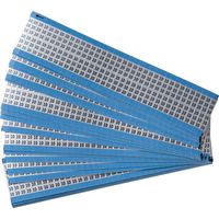 Brady Numerical Legend Aluminum Wire Marking Cards, Black on Silver, Text Legend 10 - W126060332